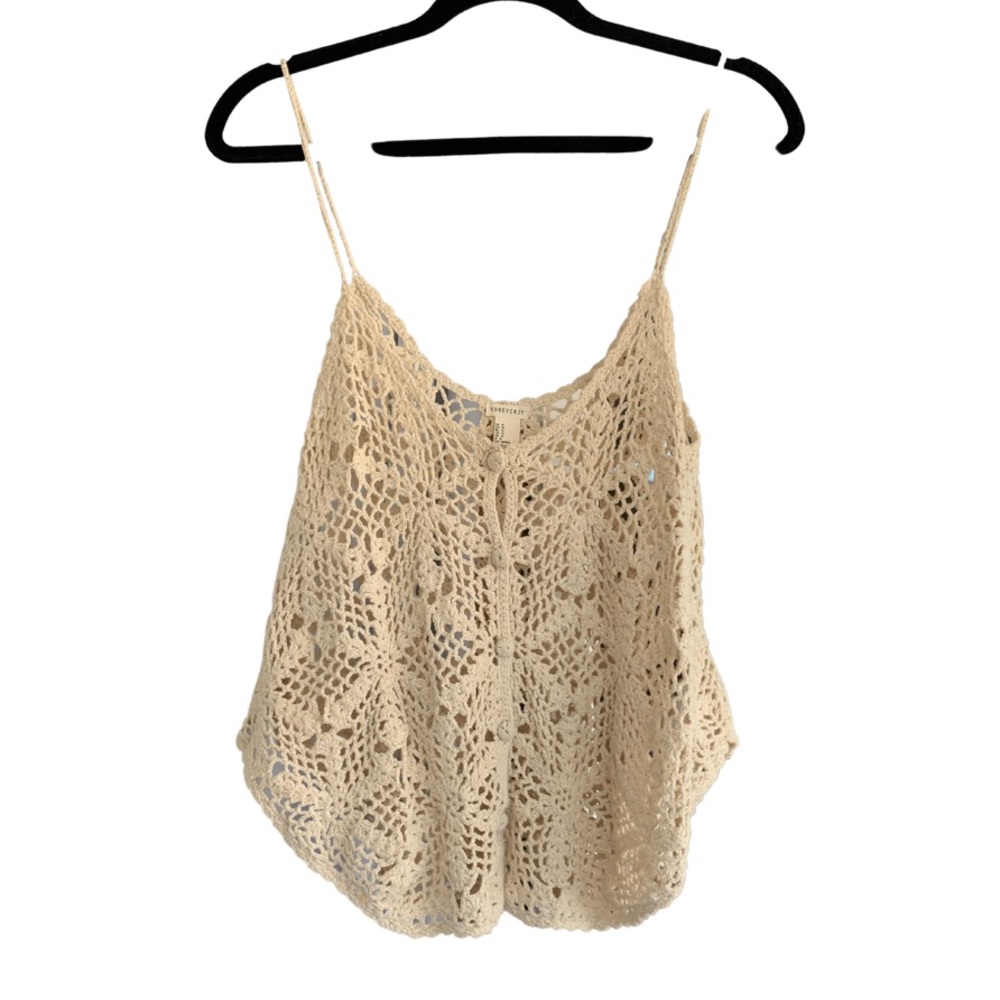 Crochet Button Up Top